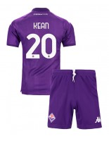 Otroške Nogometnih dresov Fiorentina Moise Kean #20 Domači 2024-25 Kratki rokavi (+ hlače)